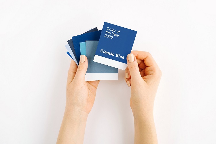 Cards com a Cor do Ano Pantote 2020 - Classic Blue